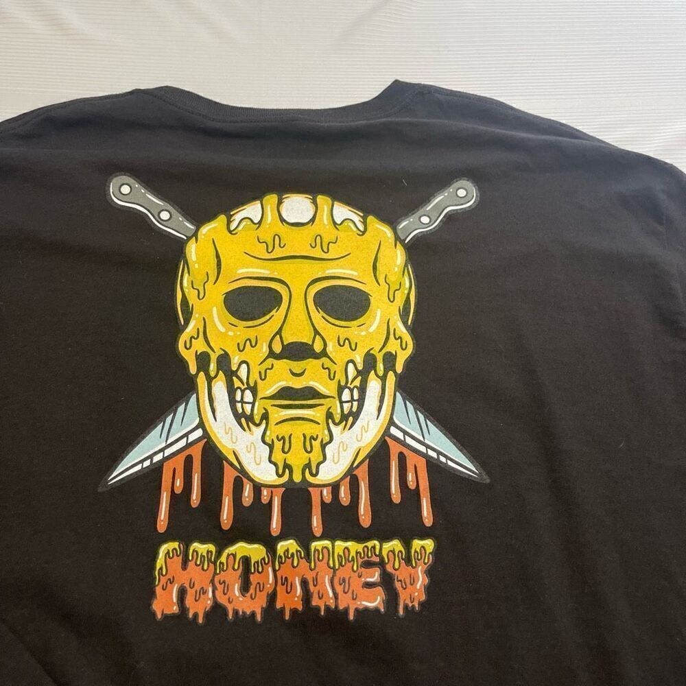 NWOT Honey Brand Co. Jason Mask Black Long Sleeve Shirt Size 2X New